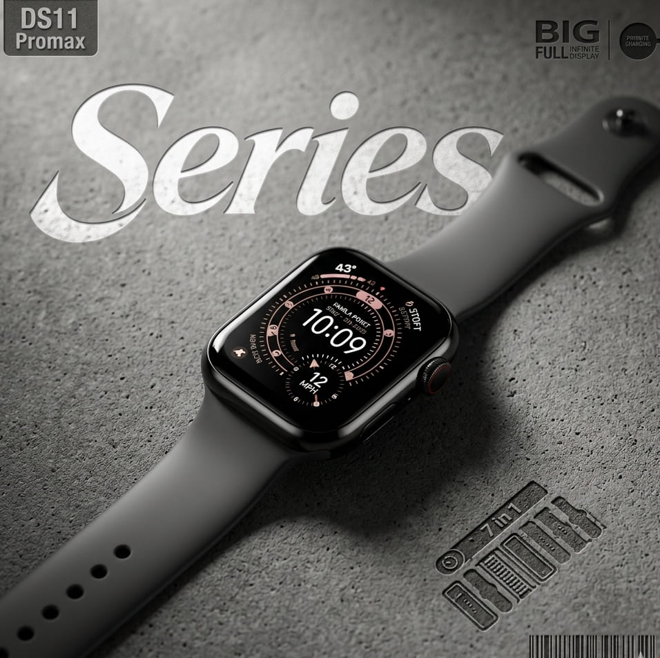 DS11 Promax Series 11 Smartwatch (7-in-1 Combo)