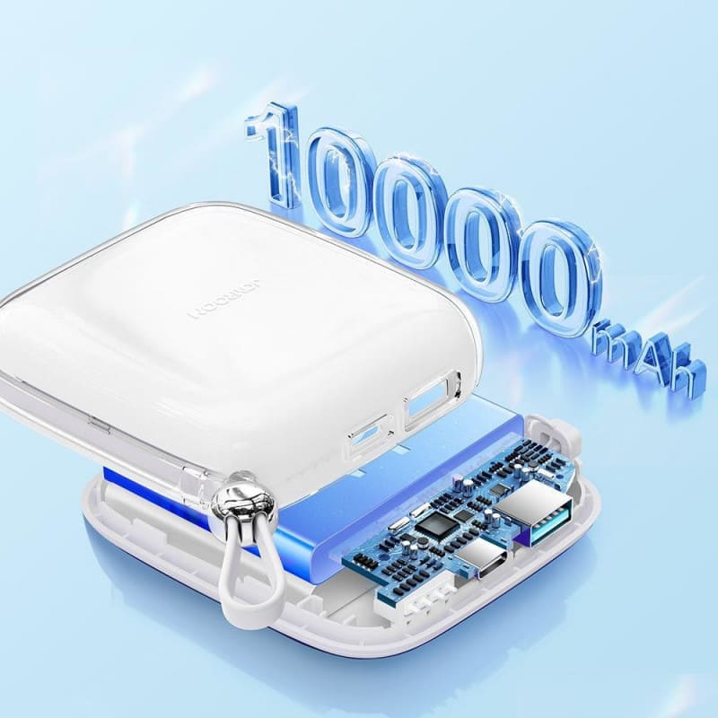 Joyroom JR-L002 Jelly Series 10000mAh 22.5W Fast Charging Power Bank with Built-in USB-C Cable