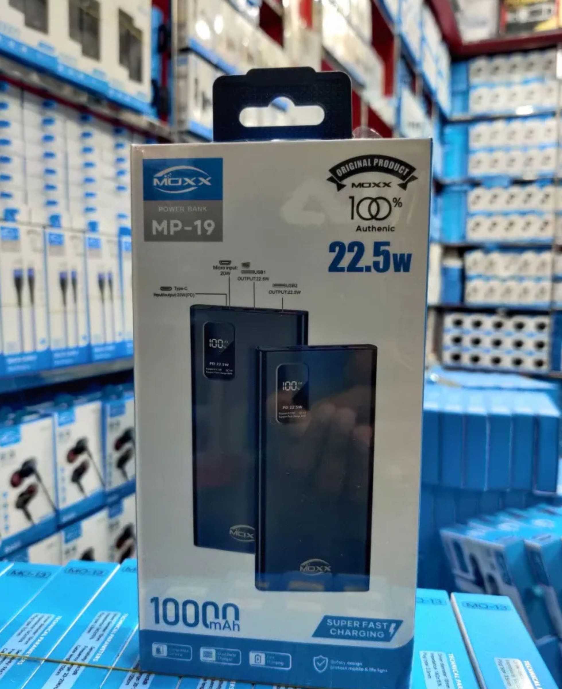 Moxx MP-19 10000mAh Dual USB Output Portable Power Bank