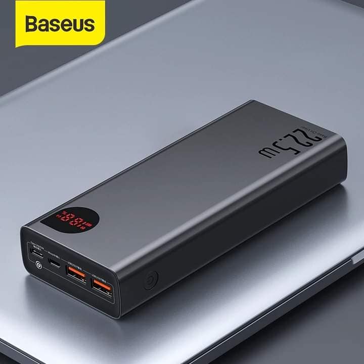 Baseus Adaman 20000mAh 22.5W Metal Digital Display Fast Charging Power Bank - Black