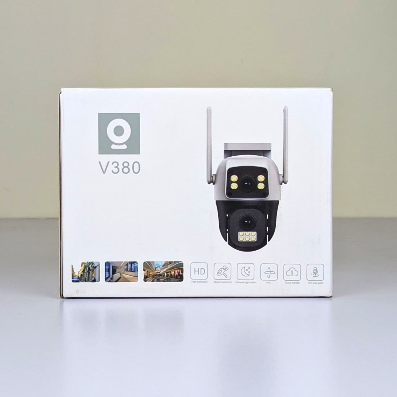 V380 Dual Lens 8MP 4G/Wi-Fi PTZ Outdoor Waterproof Security Camera