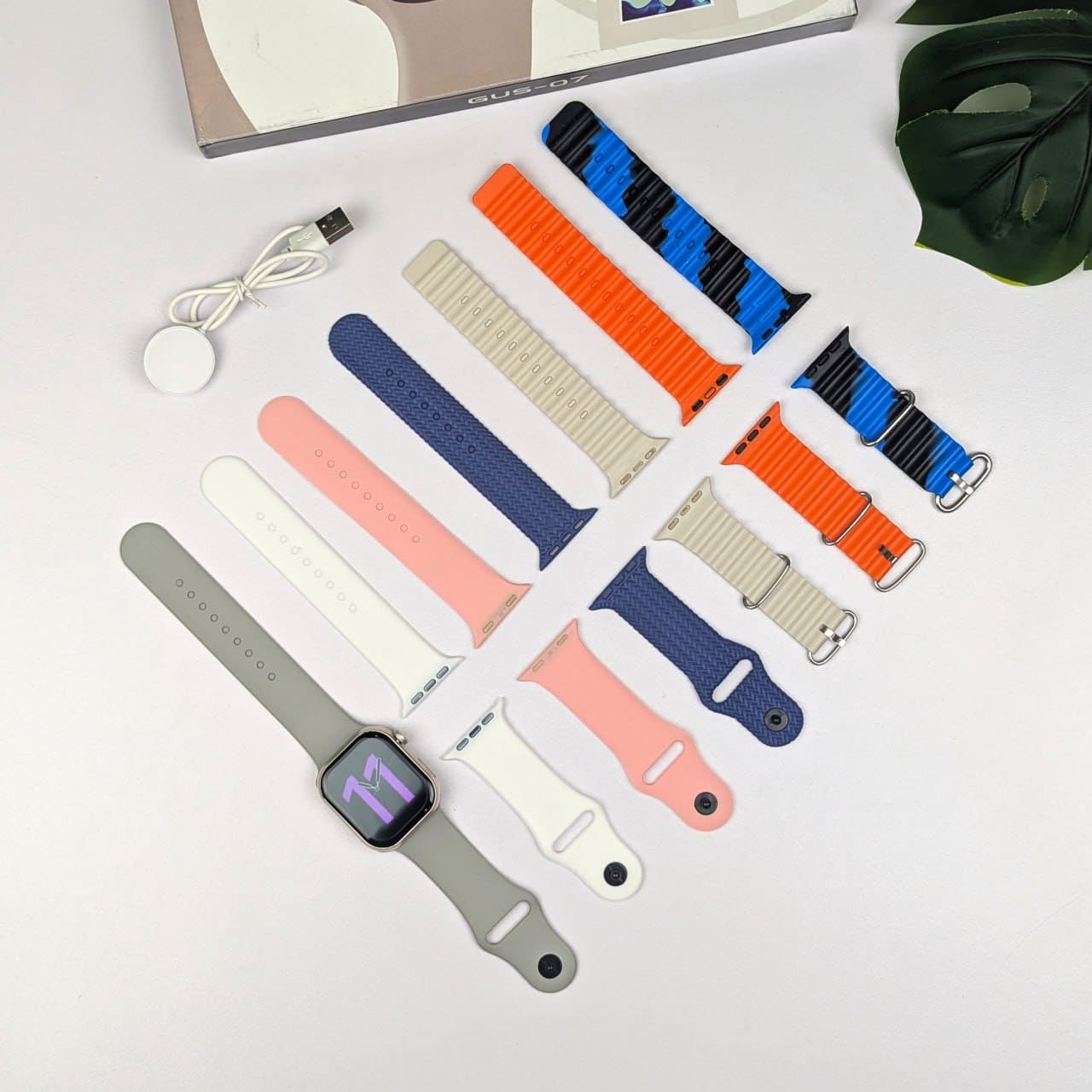 GUS-07 Series 11 AMOLED Smartwatch (7-in-1 Combo)