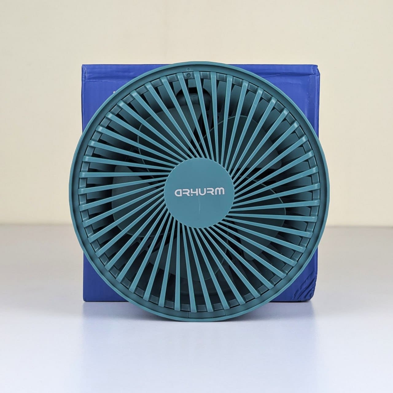 HCZ21 Rechargeable 5-inch Folding Portable Fan with 2000mAh Battery - Green