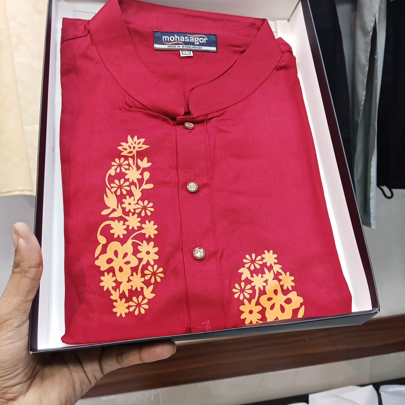Premium Imported Cotton Panjabi with Own Unique Design and Premium Show Buttons