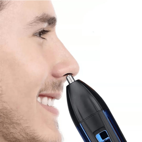 Kemei KM-6330 3-in-1 Rechargeable Professional Electric Hair Trimmer, Shaver and Nose Clipper Kit