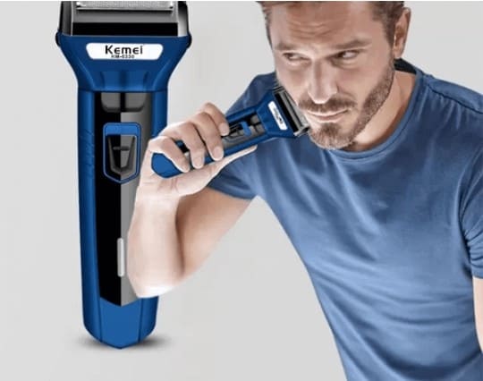 Kemei KM-6330 3-in-1 Rechargeable Professional Electric Hair Trimmer, Shaver and Nose Clipper Kit