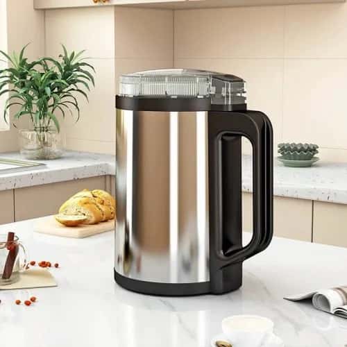 Silver Crest Stainless Steel Electric Nut & Spice Grinder with Powerful High-Speed Motor