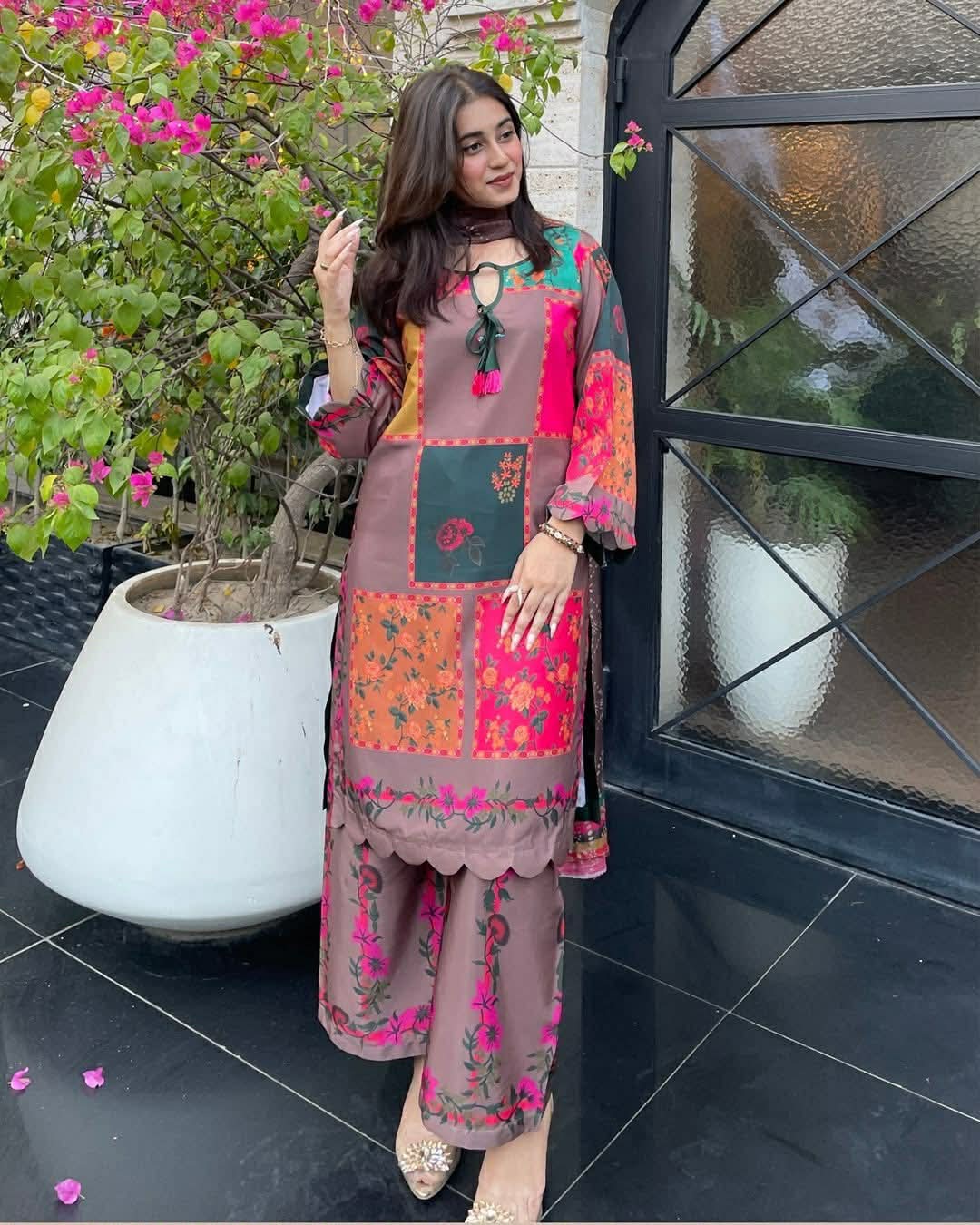 Digital Printed China Microstich 3 Piece Set