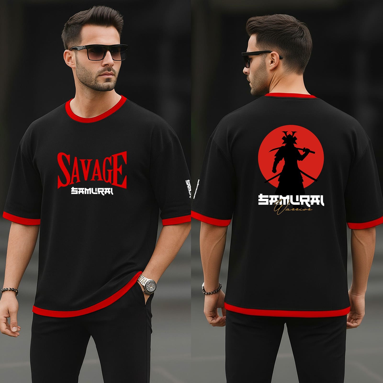 Premium Oversized Drop Shoulder T-shirt - 160 GSM Breathable Mash Fabric
