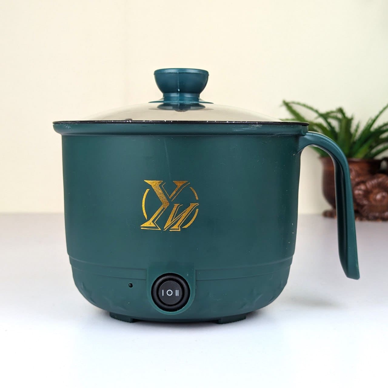 Mini Electric Non-stick Cooking Pot - 1.8L Multi-Functional Electric Cooker (600W)