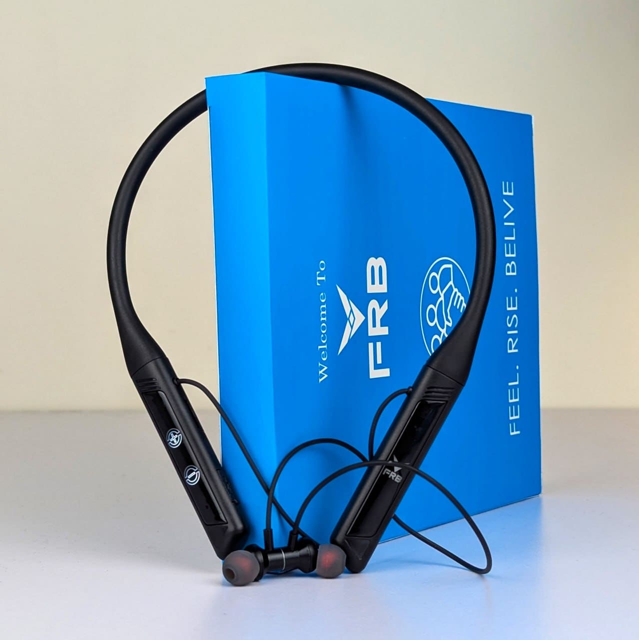 FRB-N27 Wireless Neckband - 400h Standby, 5 Voice Changer & TF Card Support