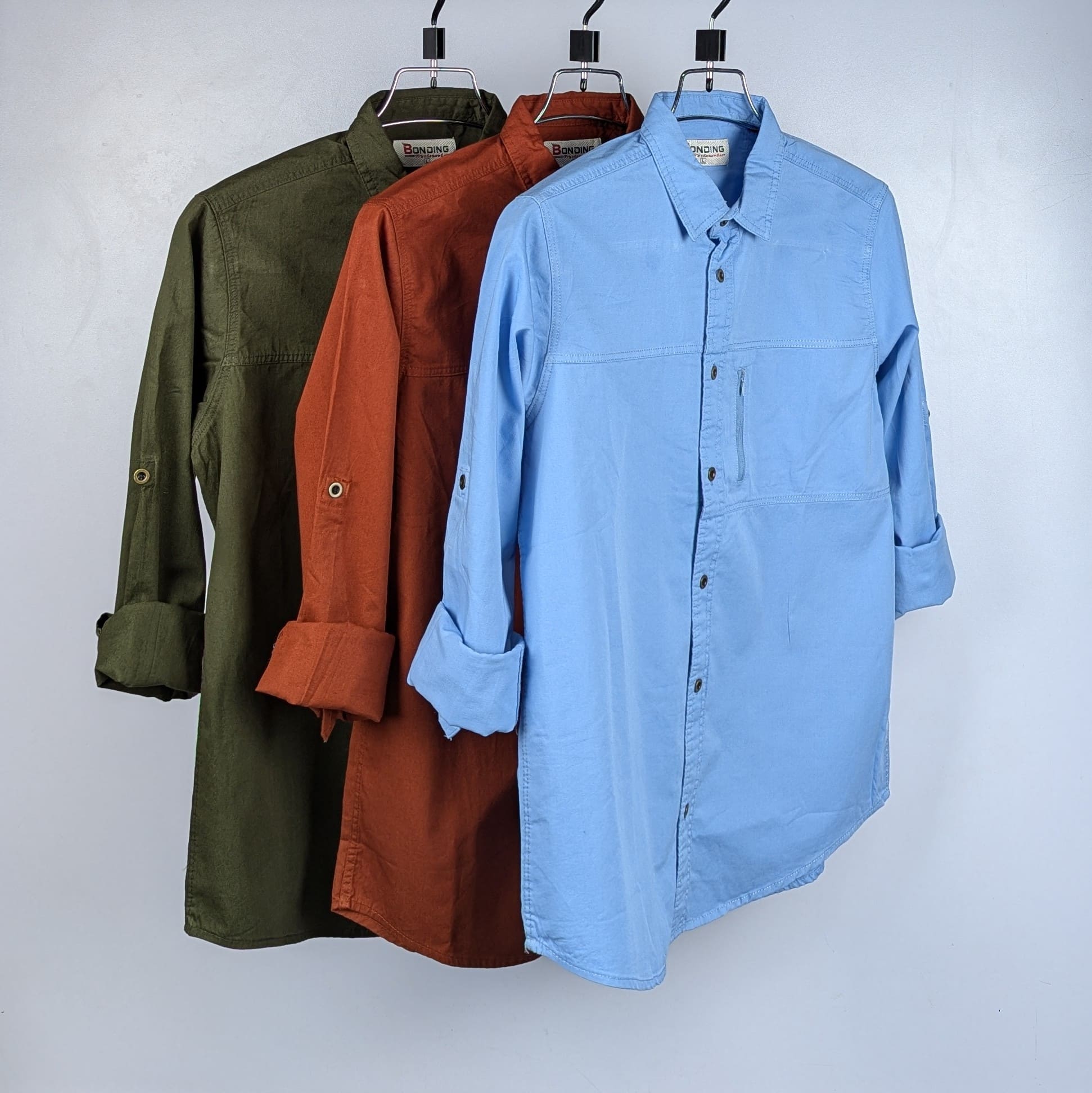 Exclusive 3-Piece Stylish Kaiser Cotton Full Sleeve Shirt Combo Pack for Men