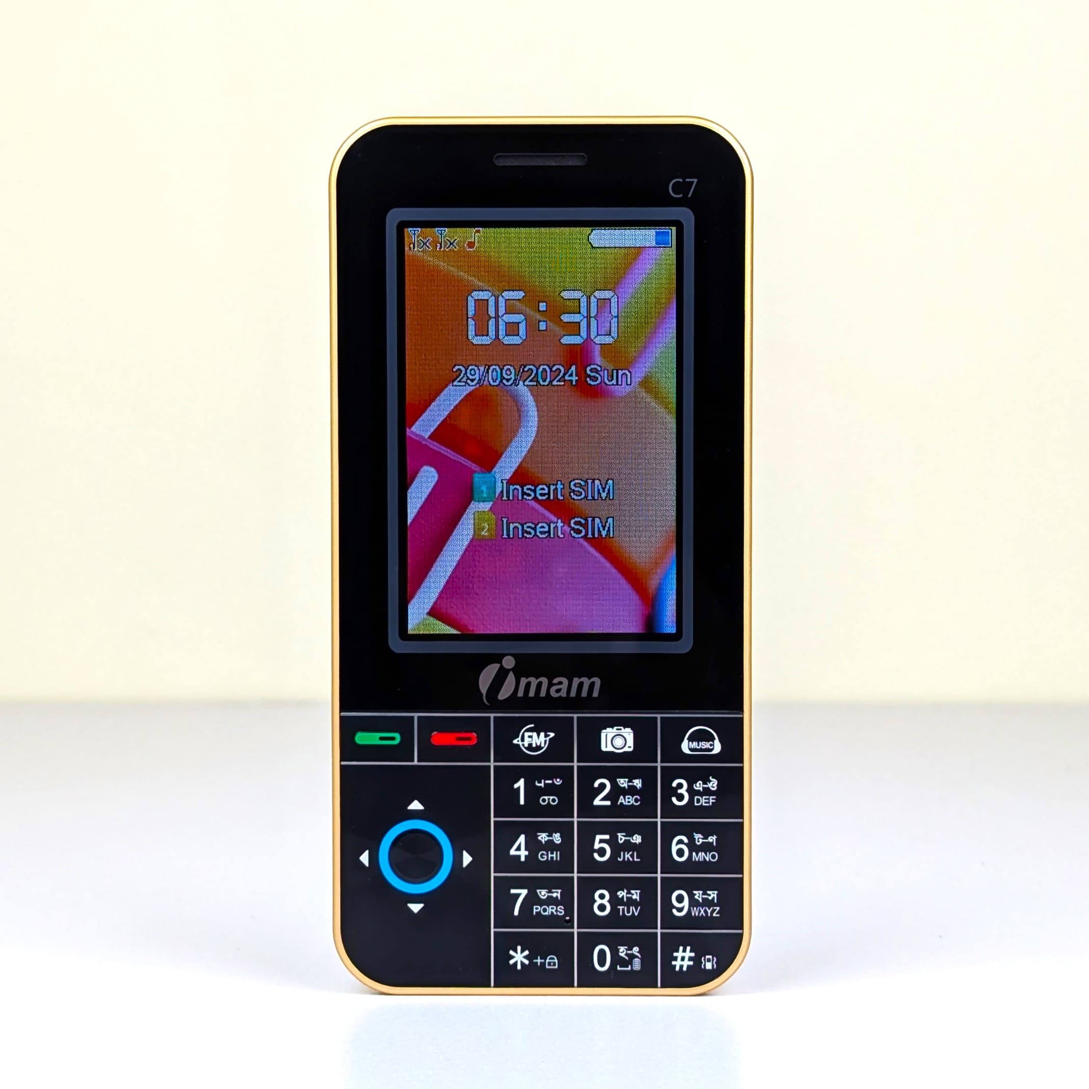 Imam C7 Vista Dual SIM Button Phone - 3.5" Big Display, 3000mAh Battery & Type-C Port