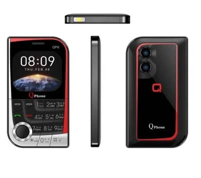 Qphone QP6 Mini Feature Phone - Magic Voice, Dual SIM & Compact Design