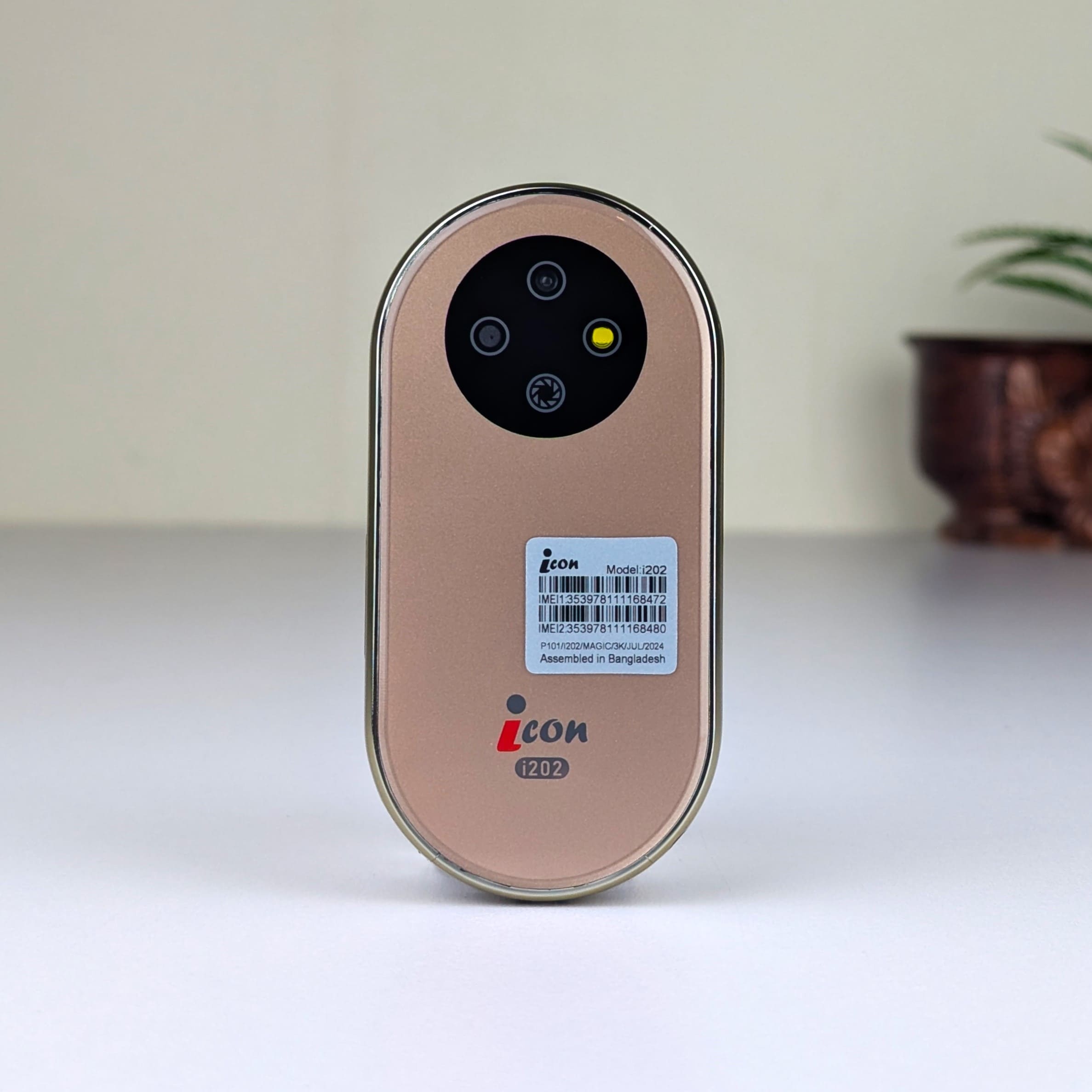 iCon i202 Magic Mini Phone - Round Display, Magic Voice & Type-C Charging