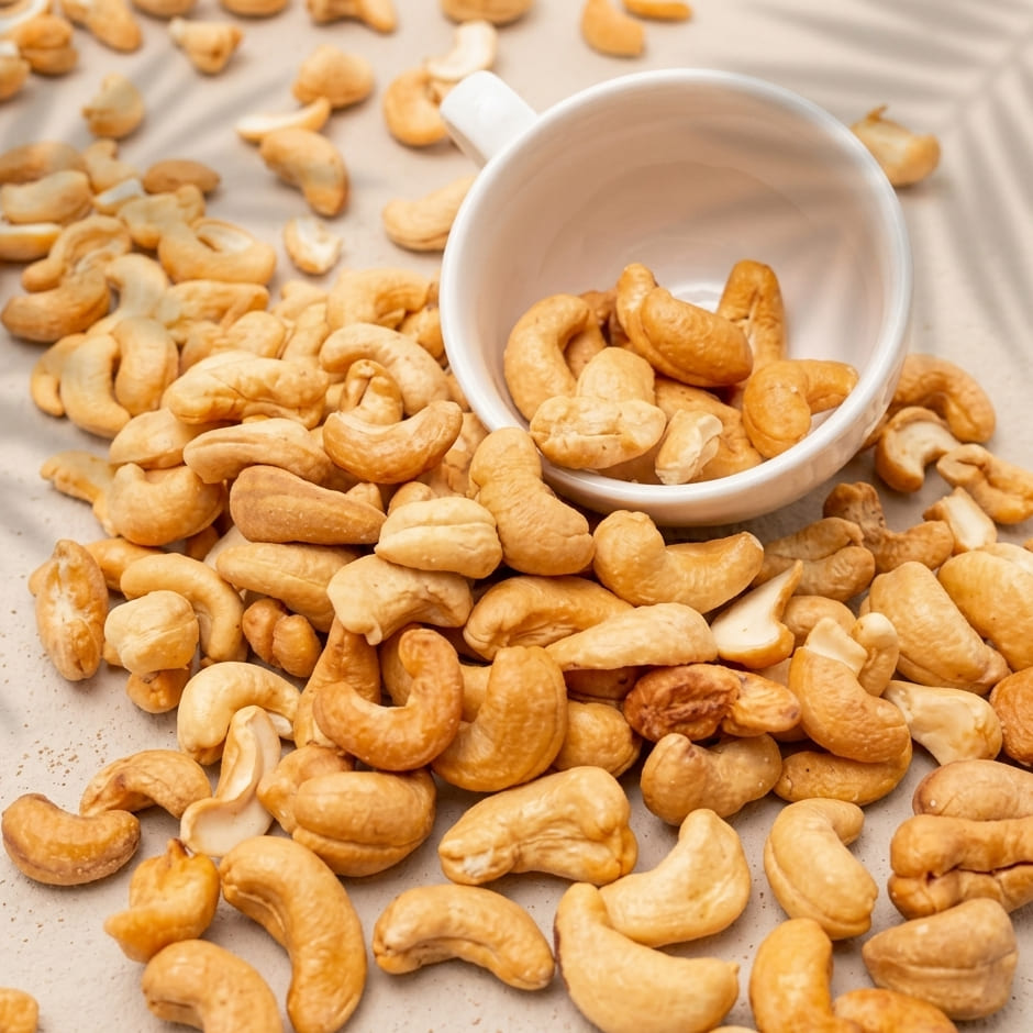 Premium Roasted Cashew Nuts - Fresh, Crunchy & Nutritious