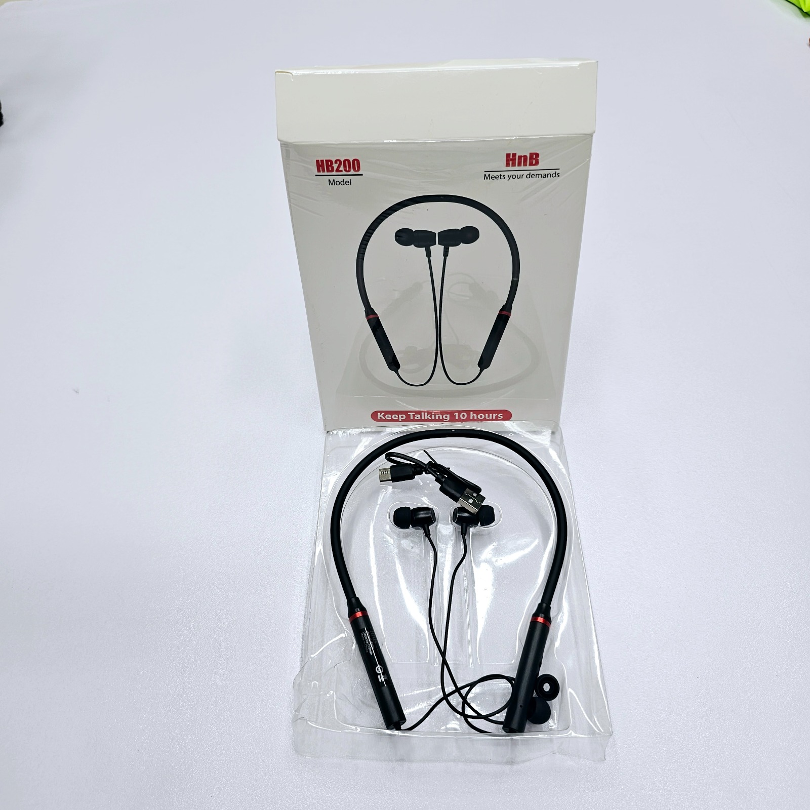 HB 200 Neck-mounted Bluetooth Earphone with Type-C Fast Charging