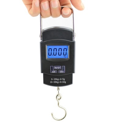 Portable Digital Hook Hanging Weighing Scale 50kg Capacity