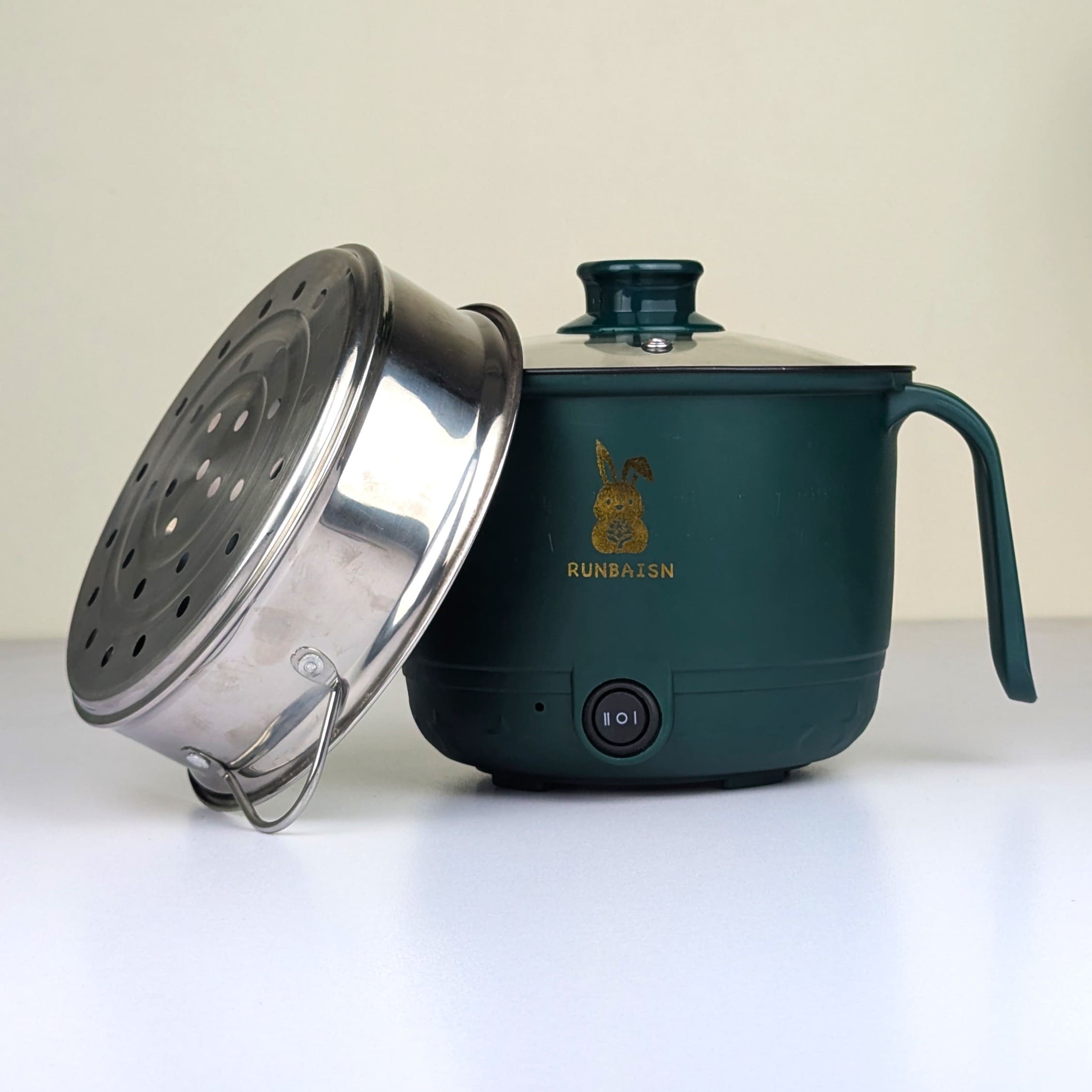 Multi Functional Electric Cooking Pot with Steamer 1.9L Capacity