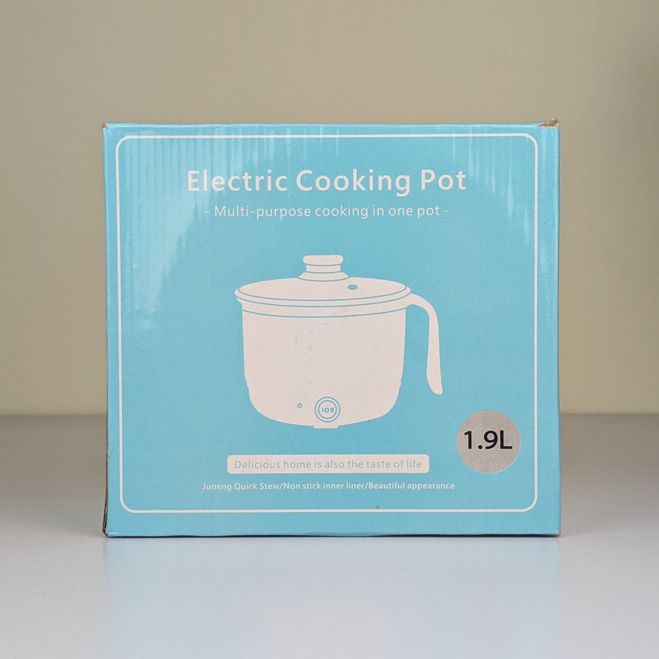 Multi Functional Electric Cooking Pot with Steamer 1.9L Capacity