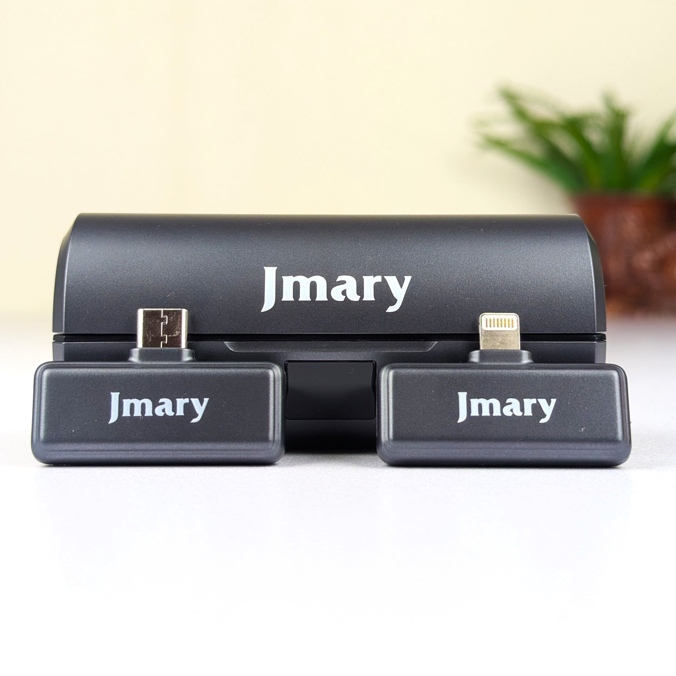 Jmary MW-19 Dual Wireless Microphone with Type-C and Lightning Connector