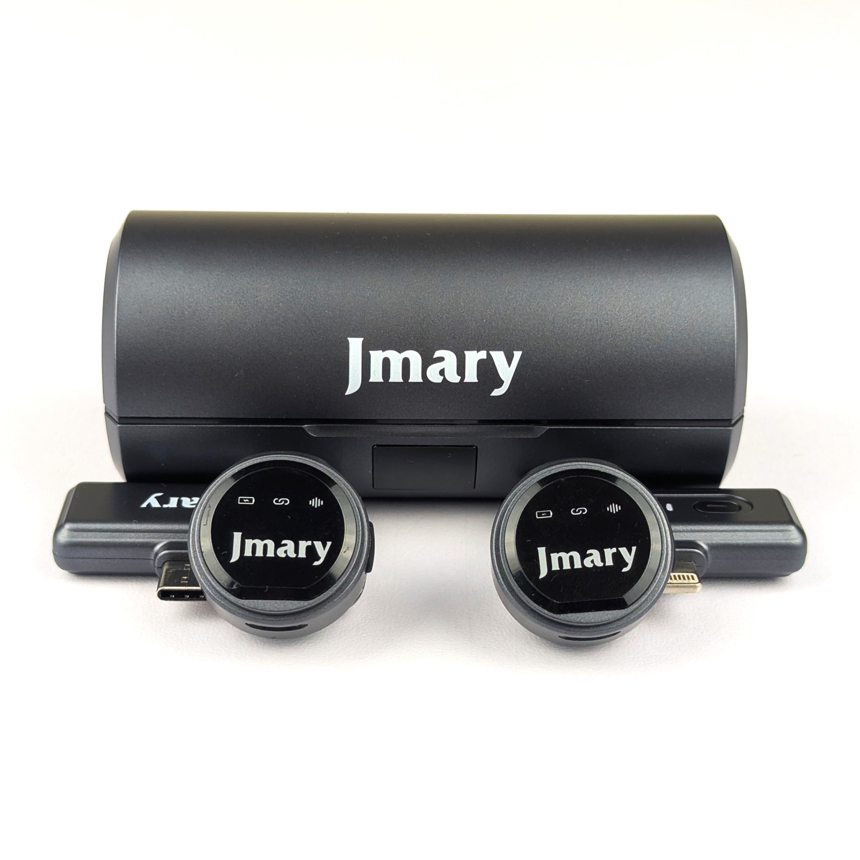 Jmary MW-19 Dual Wireless Microphone with Type-C and Lightning Connector
