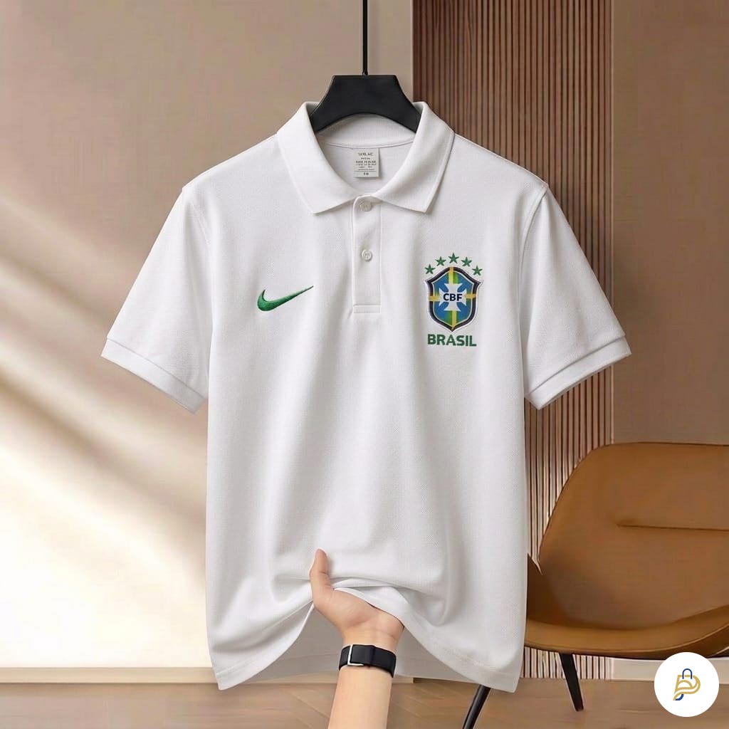 Premium Embroidery World Cup Polo Shirt 210 GSM China Cotton Fabric
