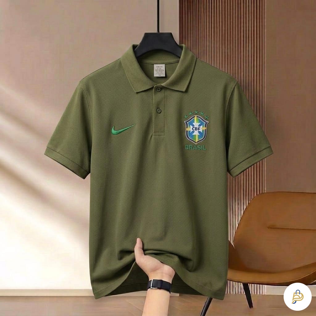 Premium Embroidery World Cup Polo Shirt 210 GSM China Cotton Fabric