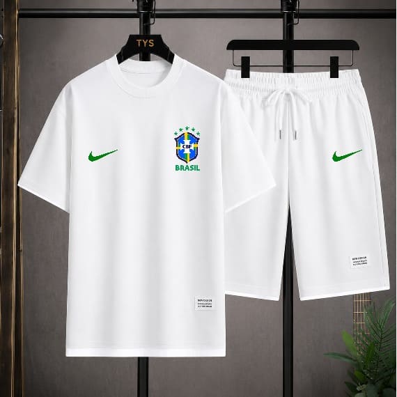 Premium World Cup Mash T-Shirt and Short Pant Set 160 GSM Sports Wear