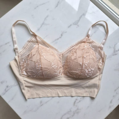 Premium Quality Floral Lace Bralette Crop Top for Women