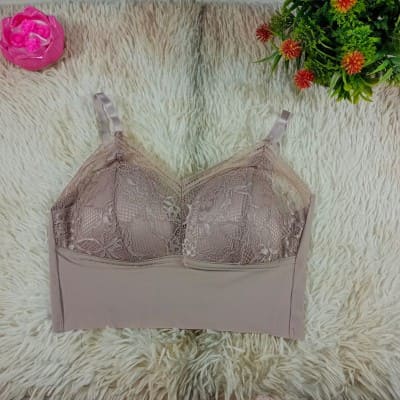 Premium Quality Floral Lace Bralette Crop Top for Women