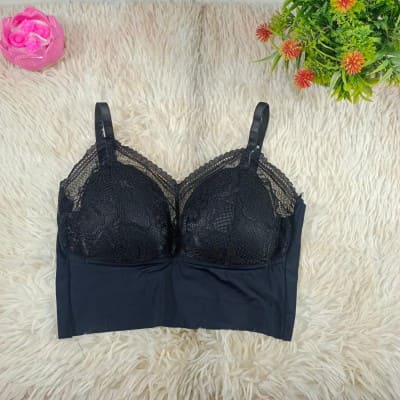Premium Quality Floral Lace Bralette Crop Top for Women