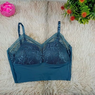 Premium Quality Floral Lace Bralette Crop Top for Women