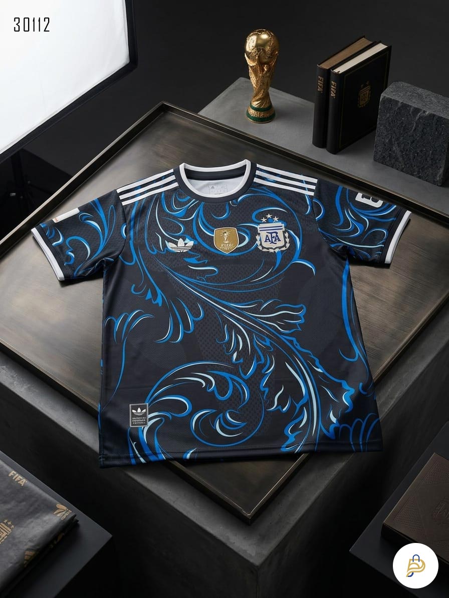 FIFA World Cup Argentina Embroidery China Mesh Fabrics Jersey