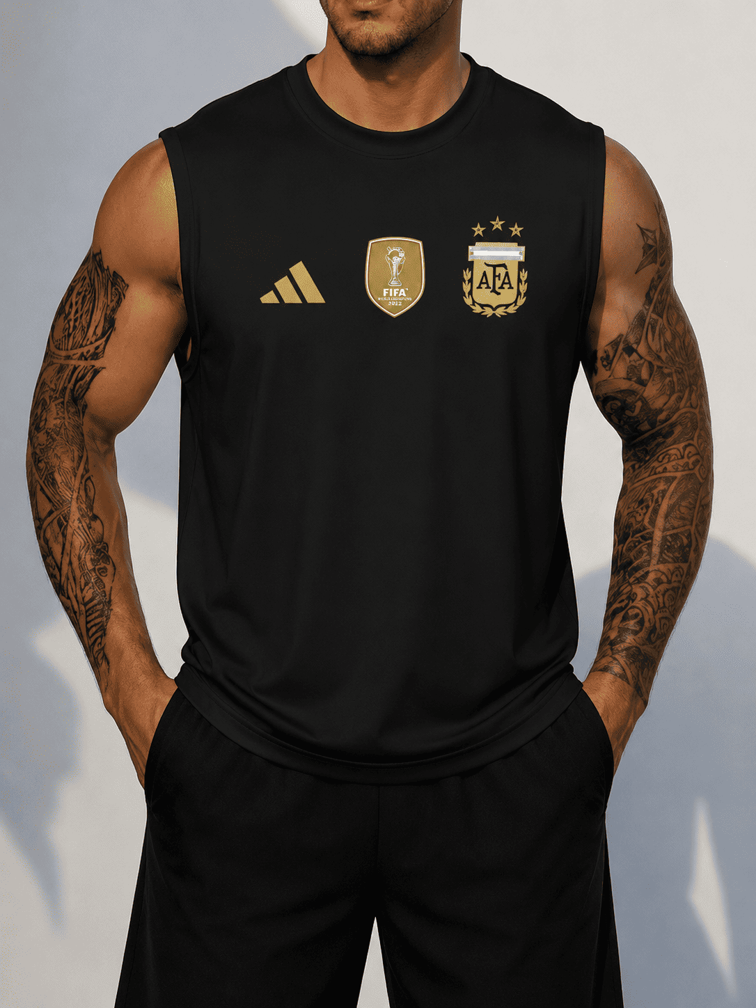 Argentina Premium Cotton 160+ GSM Tank Top for Men