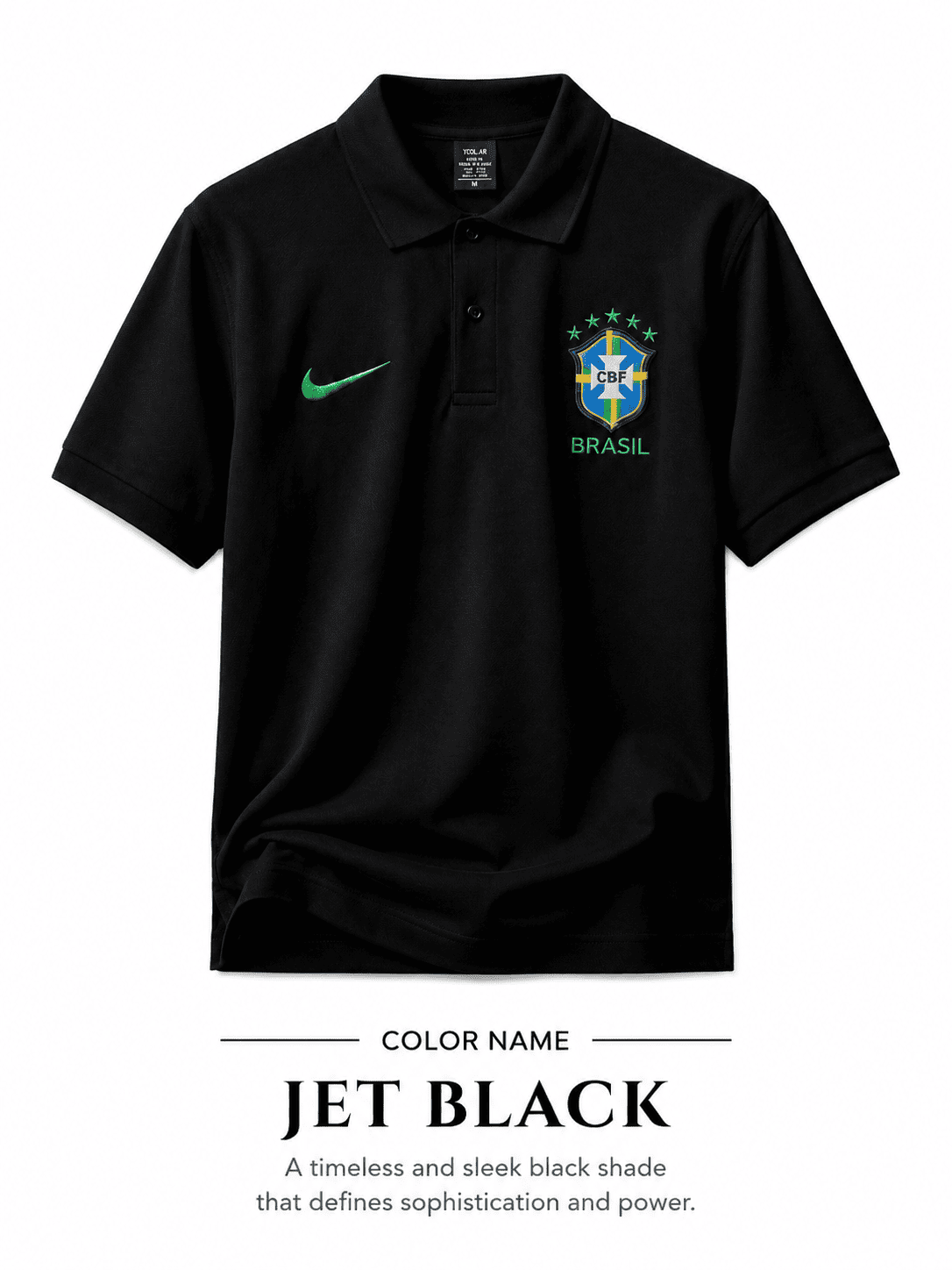 Brazil World Cup Premium Embroidery China Cotton Polo Shirt