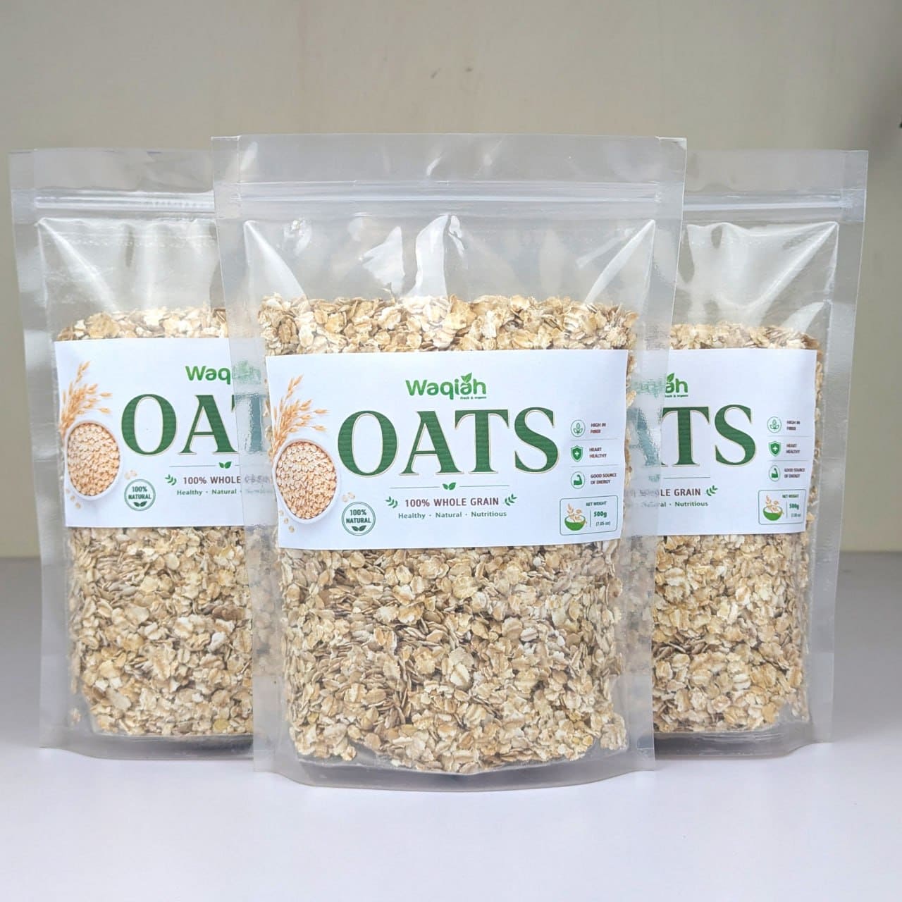 3 Pcs Premium Organic Baby Oats Combo with Free 250ML Honey