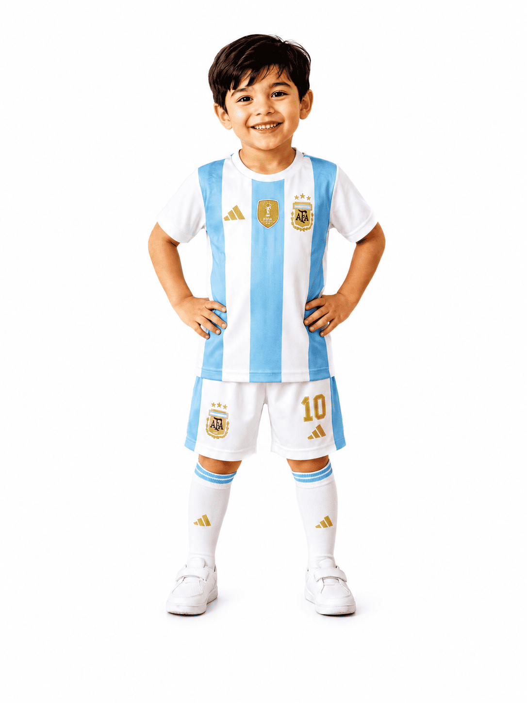 Argentina Premium Baby World Cup Jersey and Pant Set