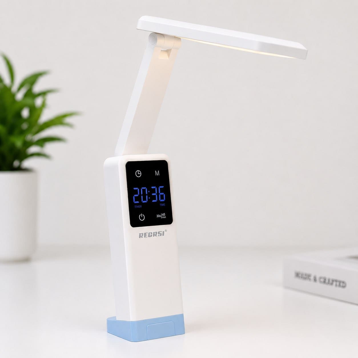 RECRSI 3-in-1 Smart Desk Lamp with 10000mAh Power Bank