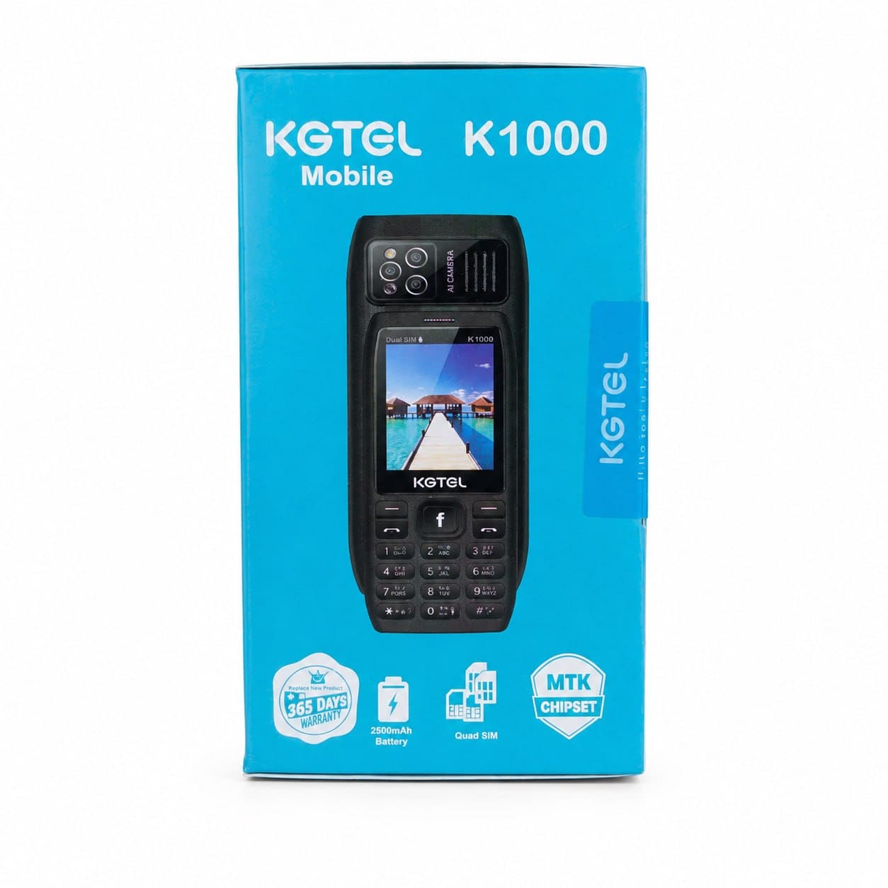 KGTEL K1000 4 SIM Feature Phone with 2500mAh Battery