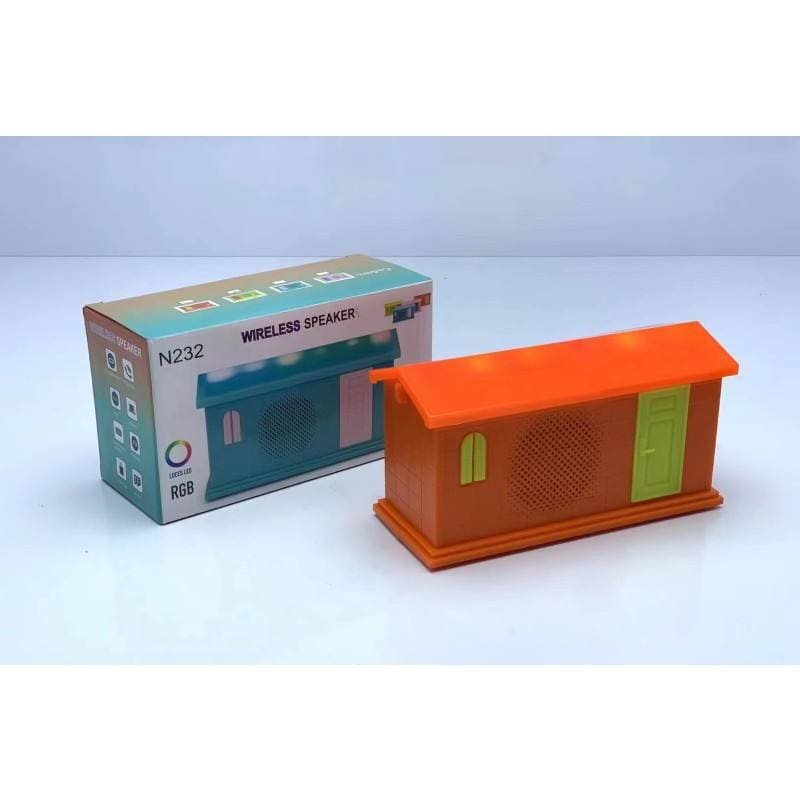 N232 LUCES LED RGB Wireless Speaker House Design