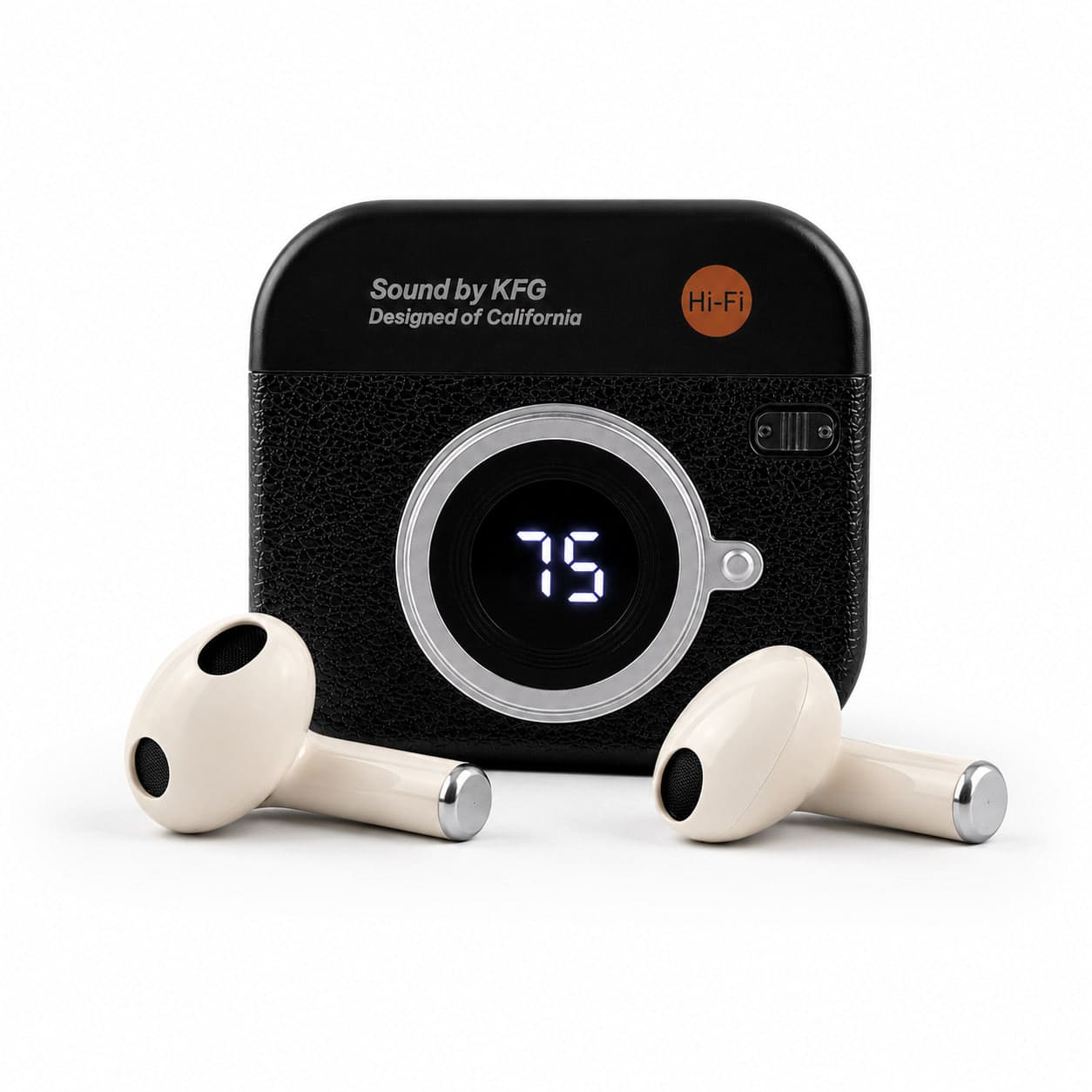 Q86 Retro Camera Design TWS Bluetooth Earbuds