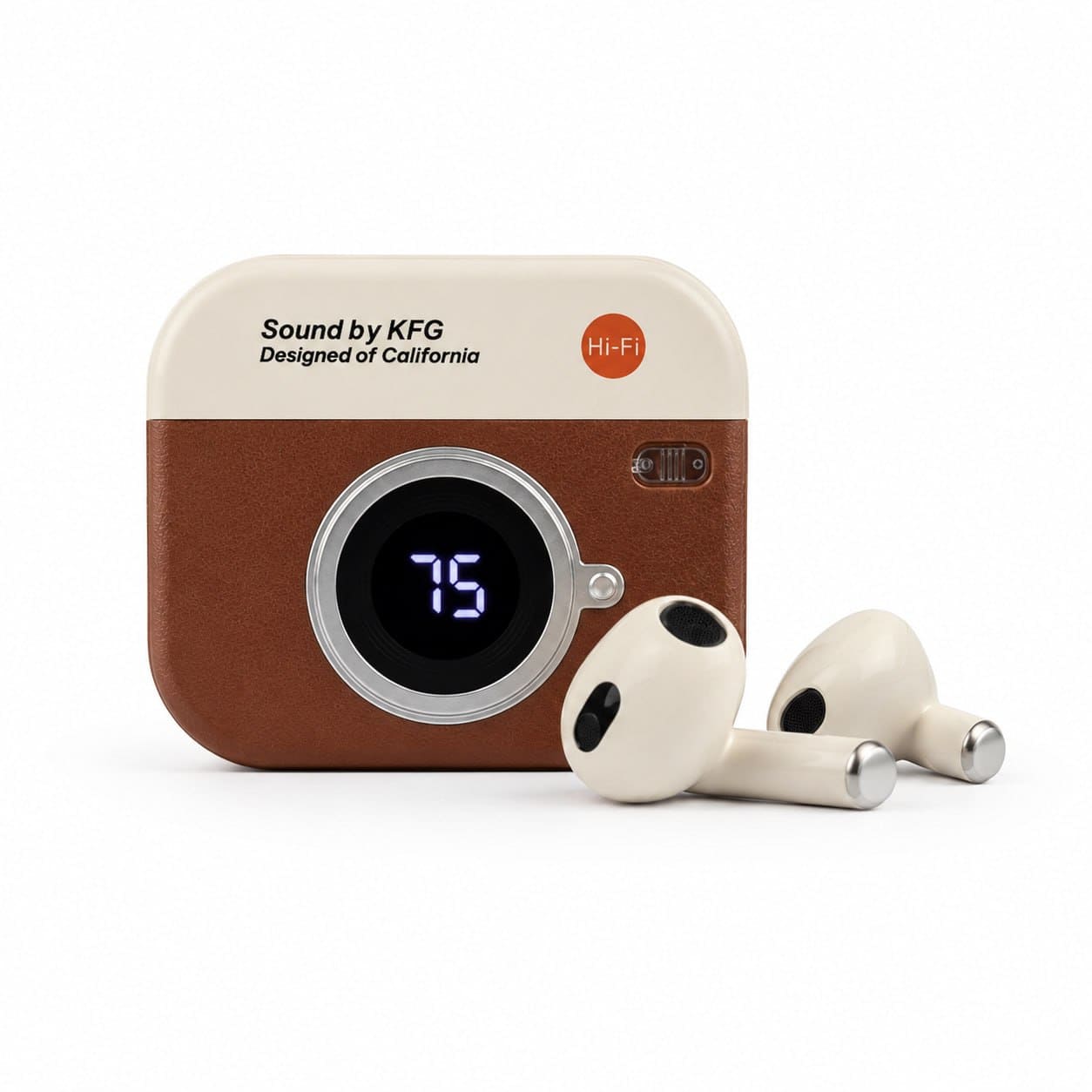 Q86 Retro Camera Design TWS Bluetooth Earbuds