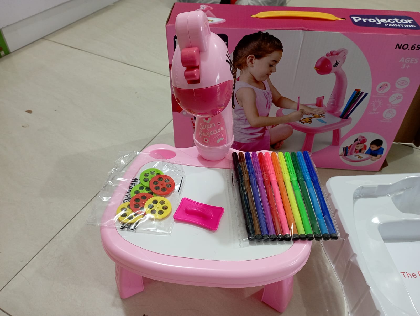 Little Hands Drawing Projector Table Toy for Kids
