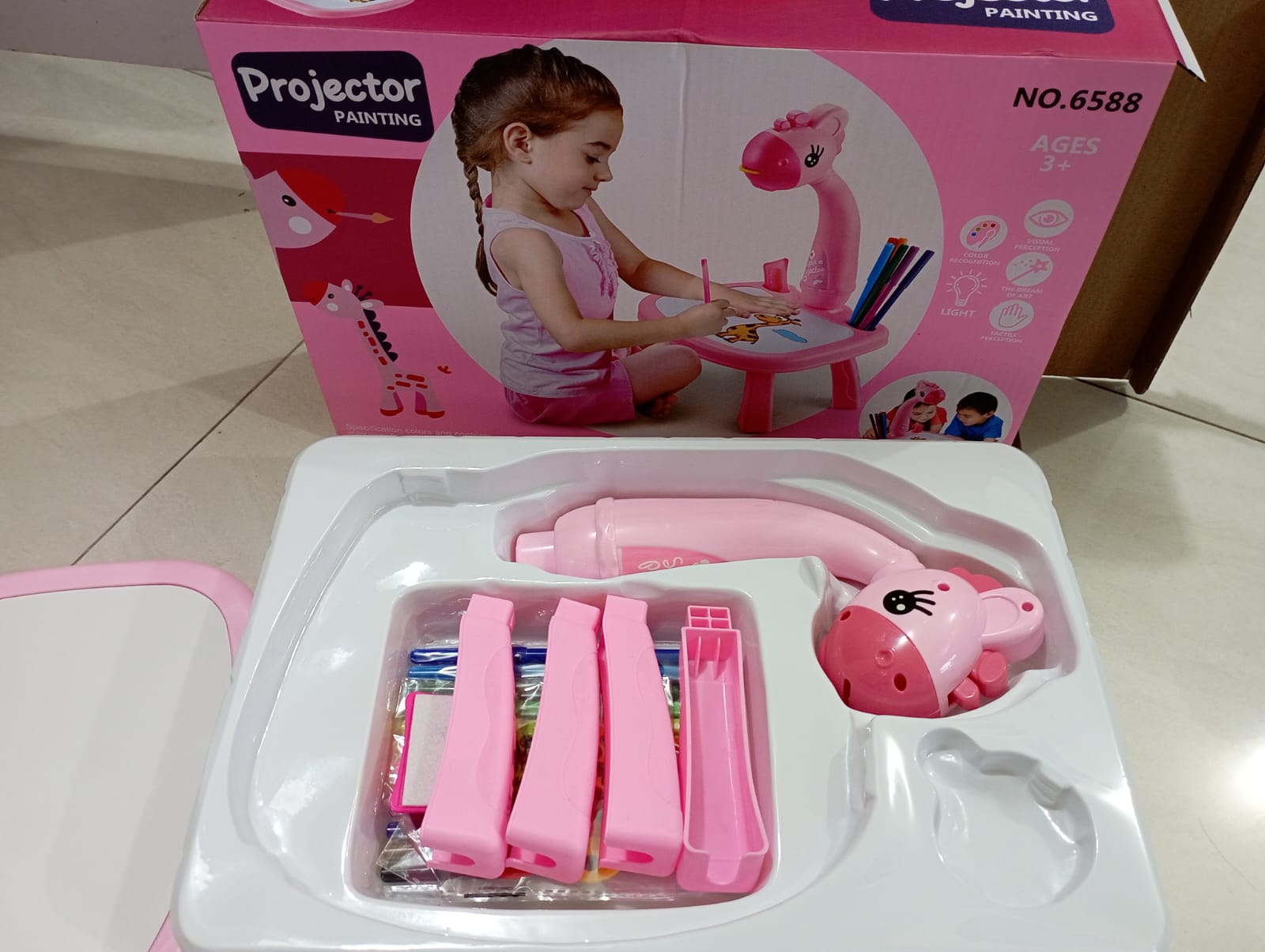 Little Hands Drawing Projector Table Toy for Kids