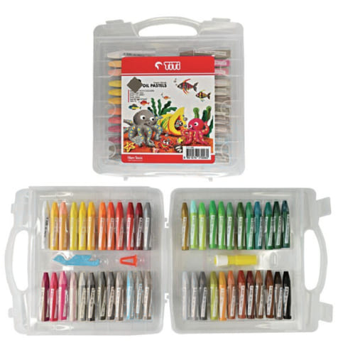 Joyko Titi Non Toxic Oil Pastel 24 Color Set for Kids