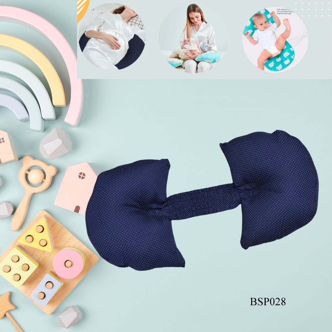 Premium Cotton Belly Support Pregnancy Pillow for Moms