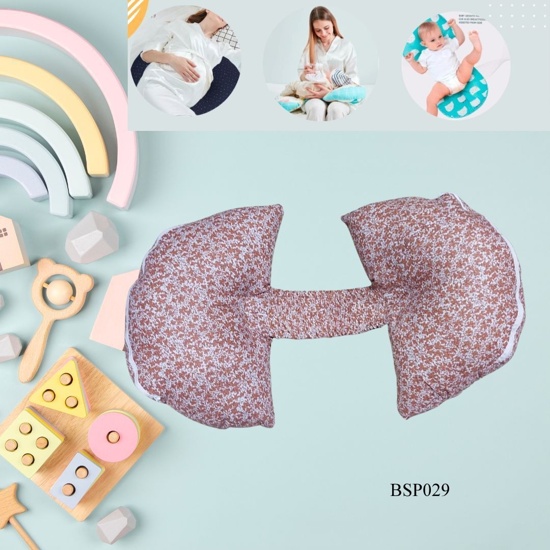 Premium Cotton Belly Support Pregnancy Pillow for Moms