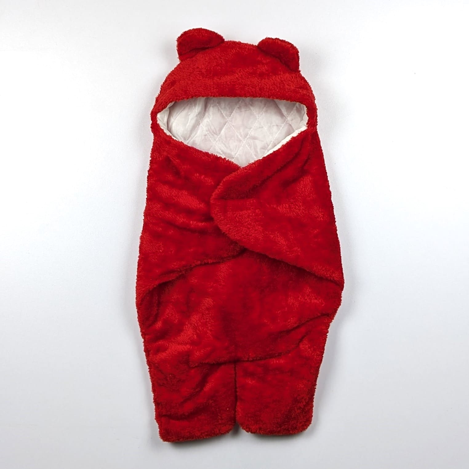 Ultra Soft Fluffy Fleece Baby Sleeping Bag Swaddle