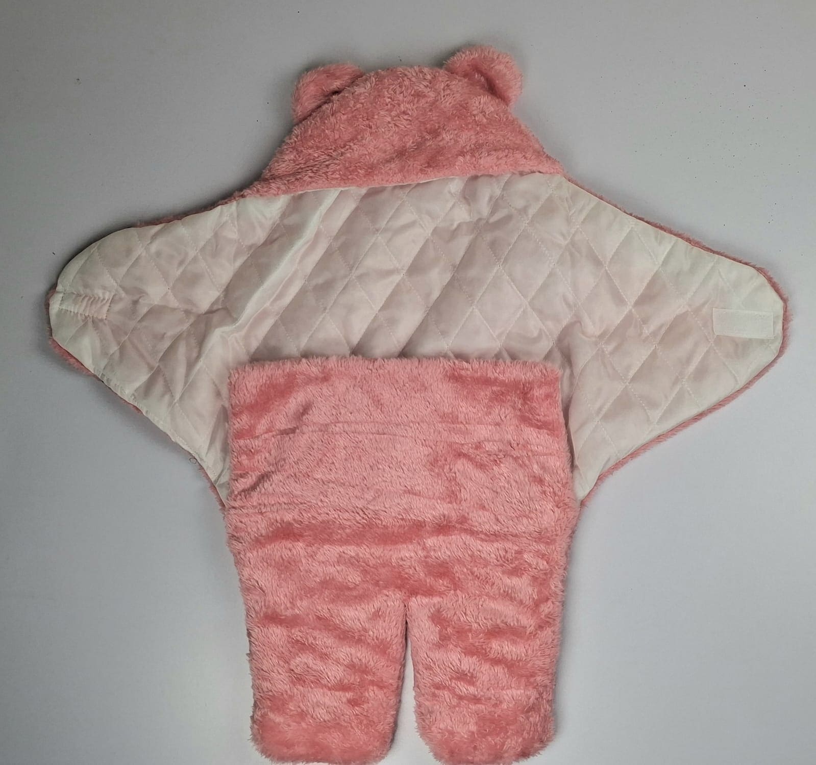 Ultra Soft Fluffy Fleece Baby Sleeping Bag Swaddle